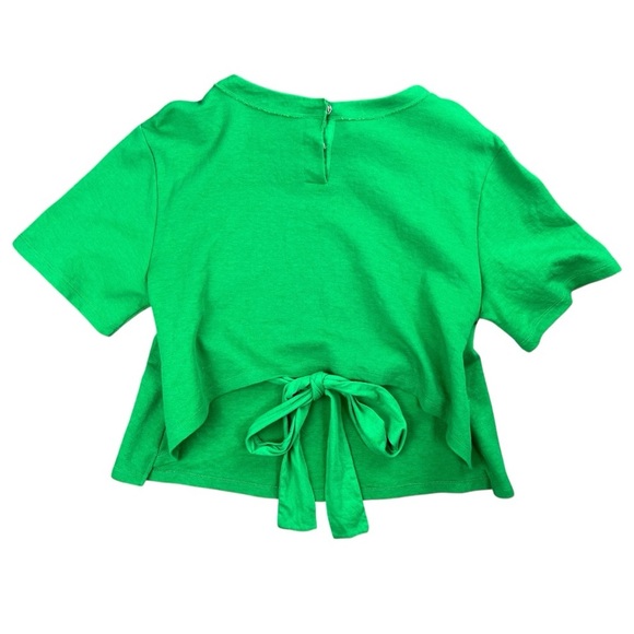 a.t.corner Women’s Green Tie Back Top In Size Small ~ Korean Brand - Picture 4 of 6